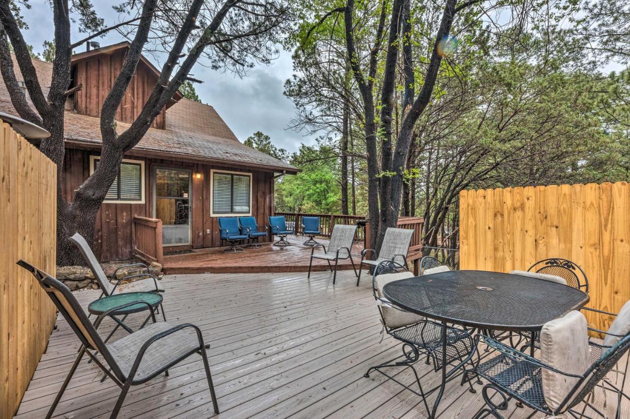 Rustic Ruidoso Cabin With Large Deck And Grill! Esterno foto
