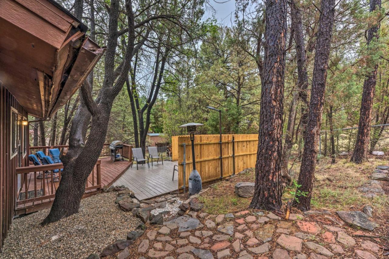Rustic Ruidoso Cabin With Large Deck And Grill! Esterno foto