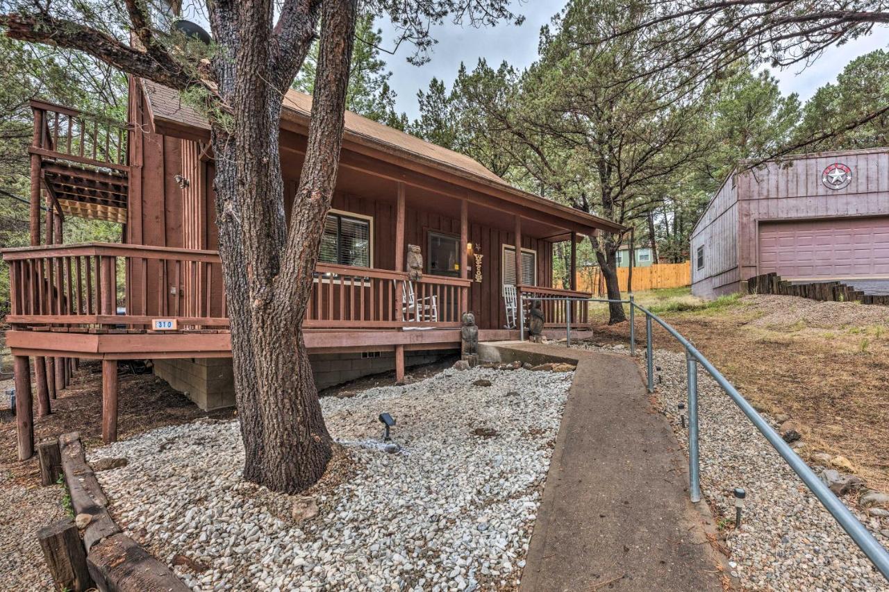 Rustic Ruidoso Cabin With Large Deck And Grill! Esterno foto